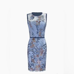 NWT Dress the Population Chrystiana Floral Sheath Dress